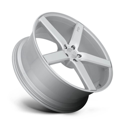 Niche 1PC M135 Milan 19X8.5 5X114.3 +35MM Gloss Silver Machined