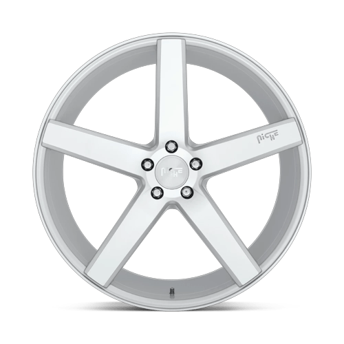 Niche 1PC M135 Milan 18X8 5X114.3 +40MM Gloss Silver Machined