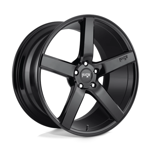 Niche 1PC M188 Milan 22X10 5X127 +35MM Gloss Black