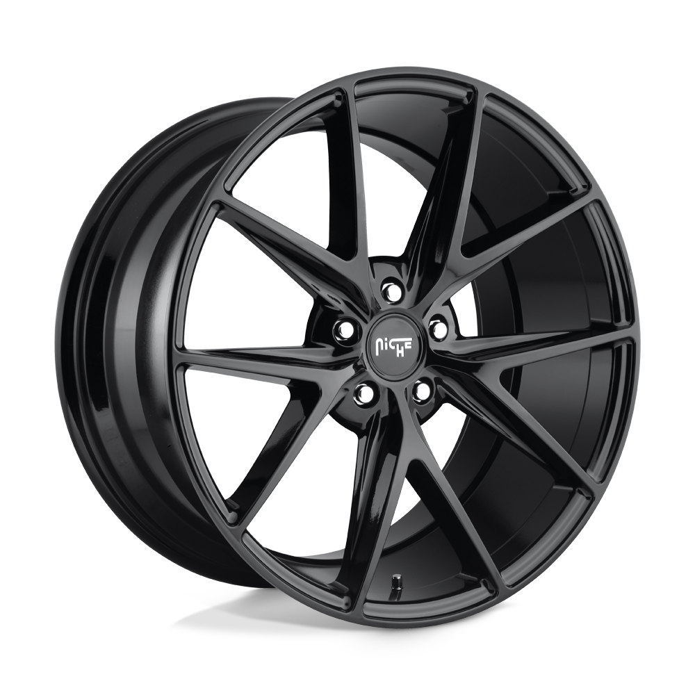Niche 1PC M119 Misano 20X10 5X120 +40MM Gloss Black