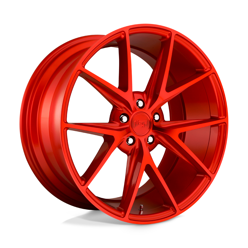 Niche 1PC M186 Misano 19X8.5 5X120 +35MM Candy Red