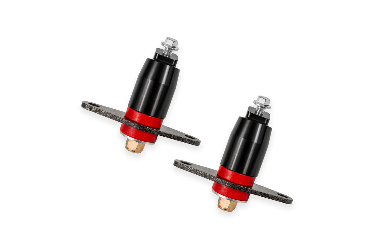 BMR 16-17 6th Gen Camaro Motor Mount Kit (Polyurethane) - Black Anodized - MM009