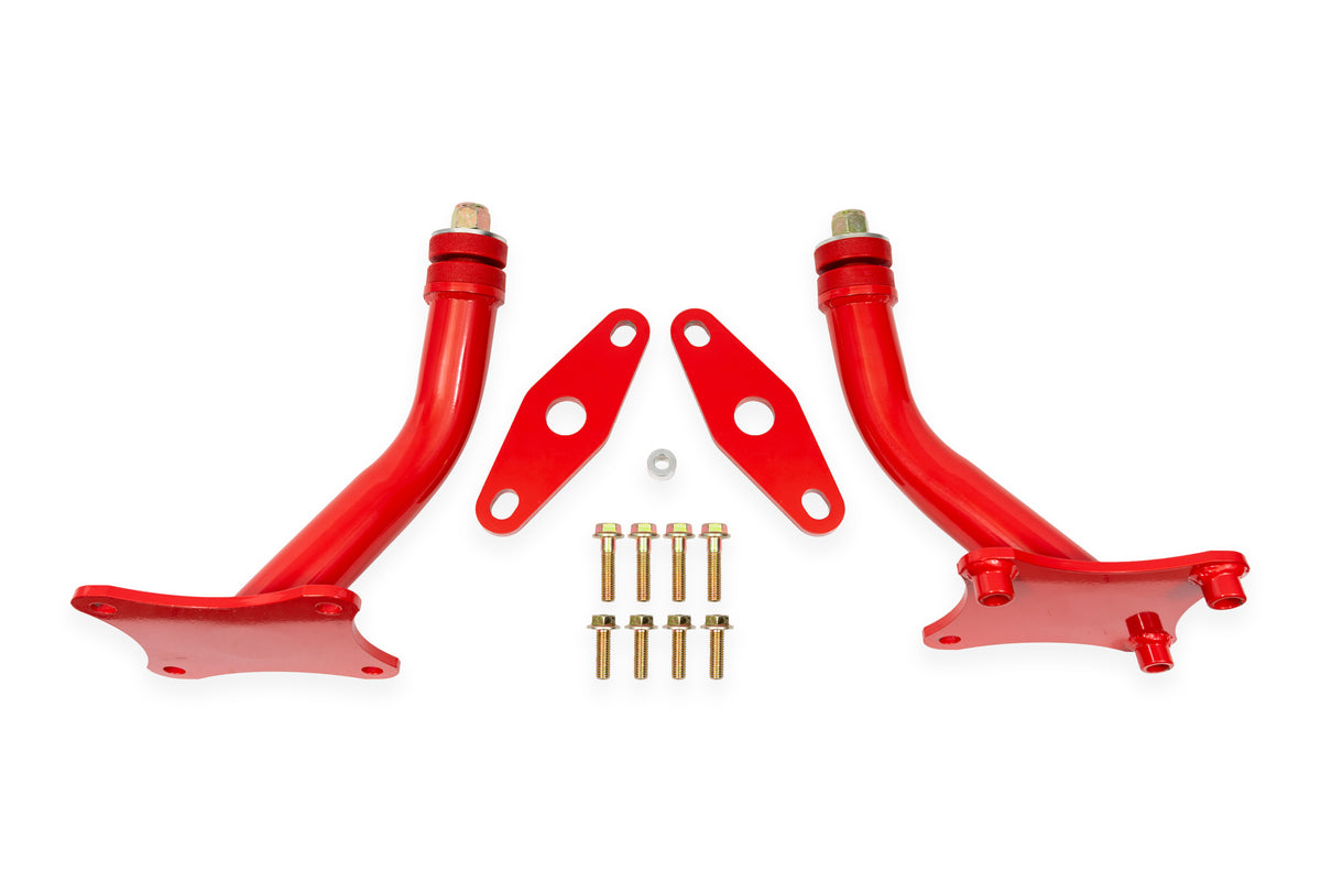 BMR 16-17 6th Gen Camaro Motor Mount Kit w/ Integrated Stands (Polyurethane) - Red - MM010R