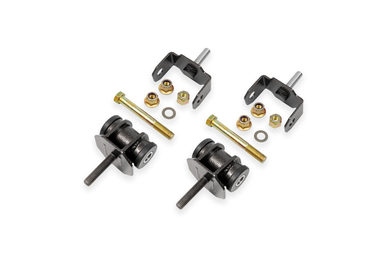 BMR 97-04 Chevrolet C5 Corvette (Inc. Z06) Delrin Motor Mount Kit - Black Hammertone - MM551H