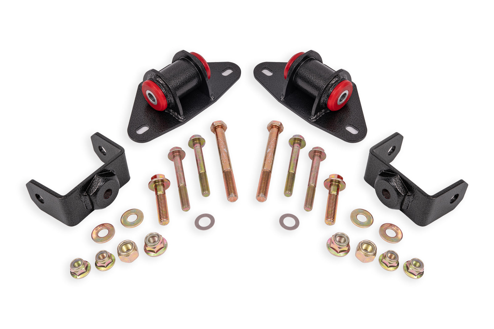 BMR Suspension 14-19 Chevrolet Corvette Motor Mount Kit - Black Hammertone - MM570H