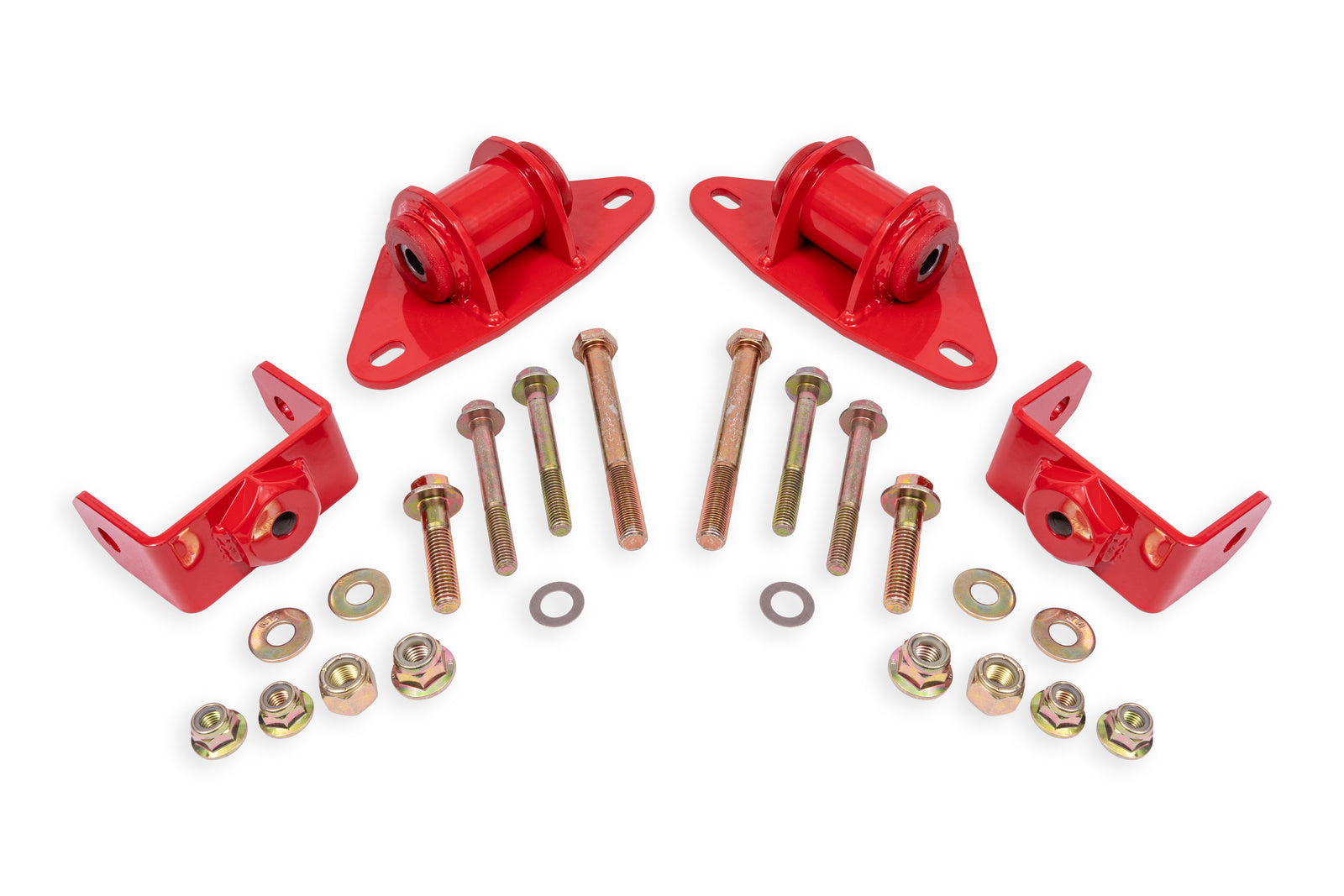 BMR Suspension 14-19 Chevrolet Corvette Motor Mount Kit - Red - MM570R