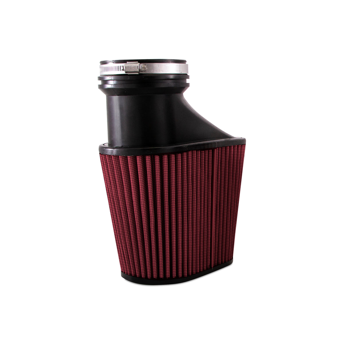 Mishimoto Performance Air Filter - 3.86in Inlet / 7.2in Length w/ Inlet Stack - MMAF-38672S by Mishimoto - angle view