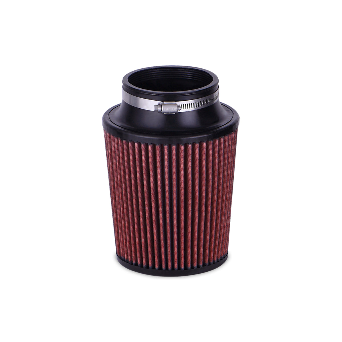 Mishimoto Performance Air Filter - 4in Inlet / 7in Length - MMAF-4007 by Mishimoto - angle view