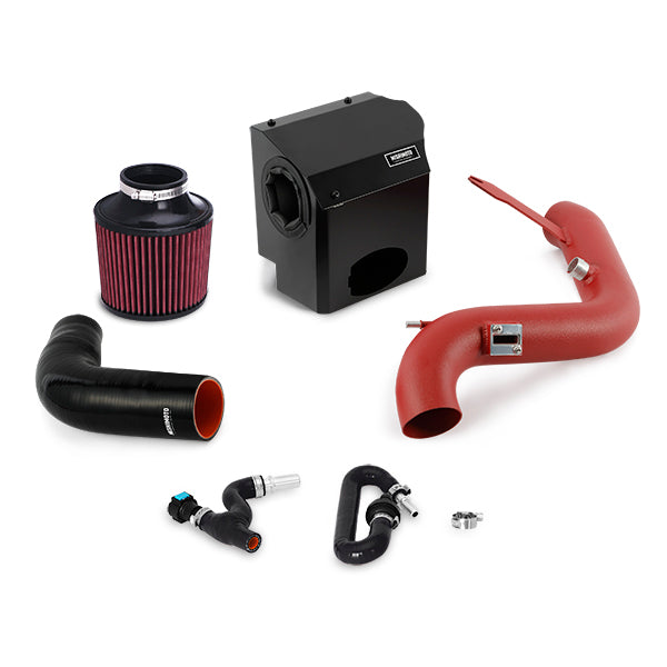 Mishimoto 2016 Ford Fiesta ST 1.6L Performance Air Intake Kit - Wrinkle Red - MMAI-FIST-16WRD for 2014-2019 Ford Fiesta ST - 