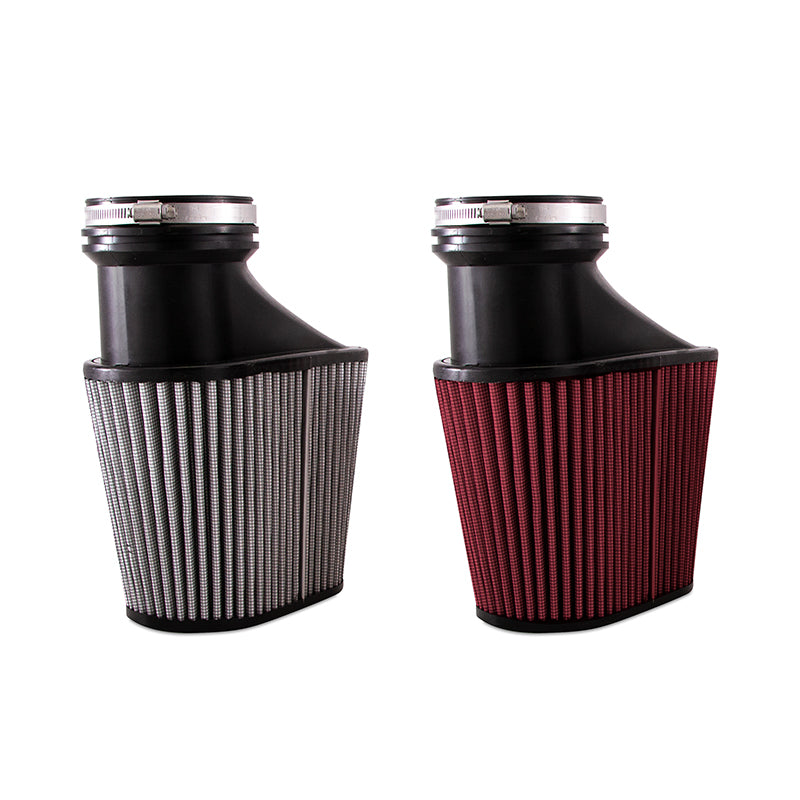 Mishimoto 2018+ Jeep Wrangler JL 3.6L Air Intake w/ Dry Filter - MMAI-JLP-18SDW for 2018-2026 Jeep Wrangler - detail view