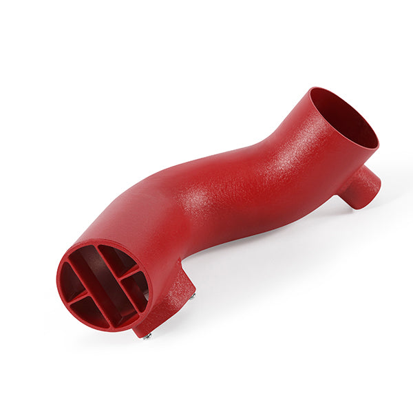 Mishimoto 2016+ Mazda Miata Performance Intake - Wrinkle Red - MMAI-MIA-16WRD for 2016-2025 Mazda MX 5 Miata - angle view