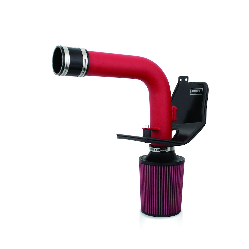 Mishimoto 08+ Subaru WRX/STi Performance Cold Air Intake Kit - Wrinkle Red - MMAI-STI-08WRD for 2008-2014 Subaru Impreza - de