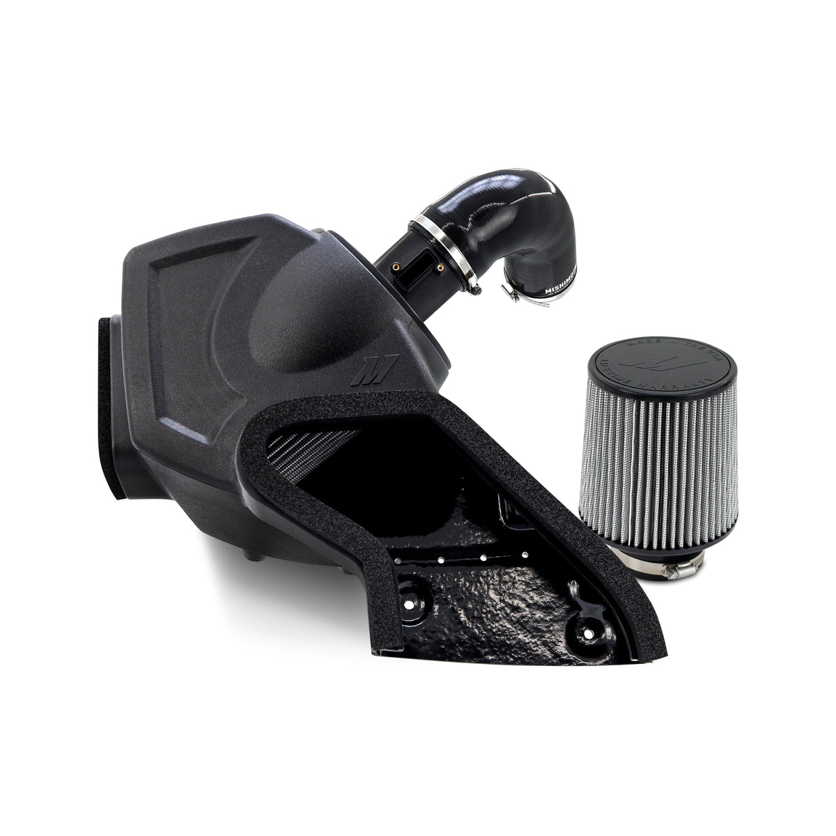 Mishimoto 2024+ Toyota Tacoma Performance Air Intake - Dry Washable Filter - MMAI-TAC-24DW for 2024-2025 Toyota Tacoma - angl