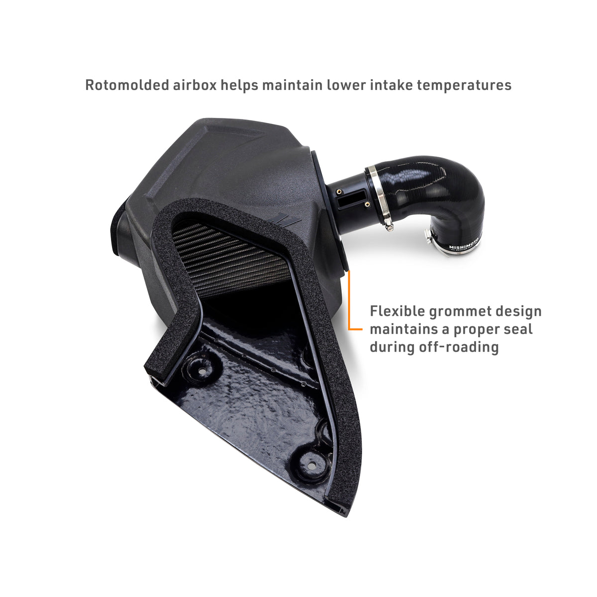 Mishimoto 2024+ Toyota Tacoma Performance Air Intake - Dry Washable Filter - MMAI-TAC-24DW for 2024-2025 Toyota Tacoma - deta