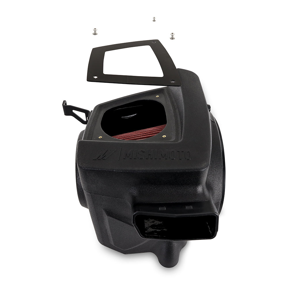 Mishimoto 21+ Bronco 2.7L Intake/Snorkel Bundle - Oiled Filter - MMB-BR27-21 for 2021-2026 Ford Bronco - rear view