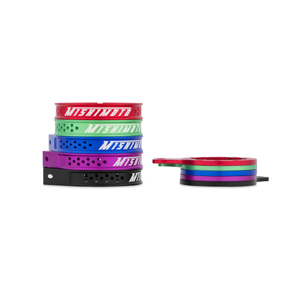 Mishimoto Universal Replacement Bracket Set for Baffled Oil Catch Can - Red - MMBCC-BKTS-RD