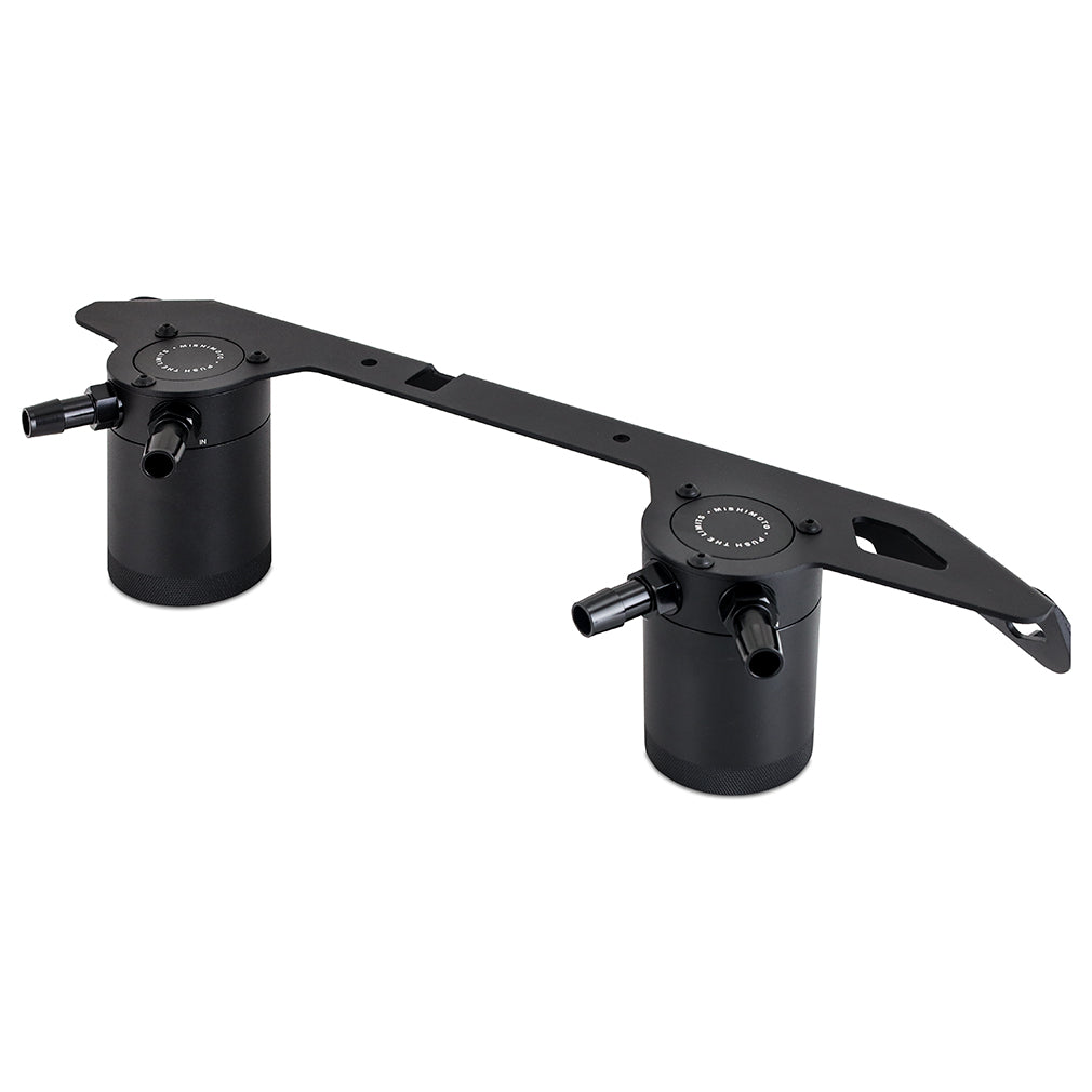 Mishimoto 21-22 Ford Bronco 2.7L Baffled Oil Catch Can System - MMBCC-BR27-21S for 2021-2026 Ford Bronco - detail view