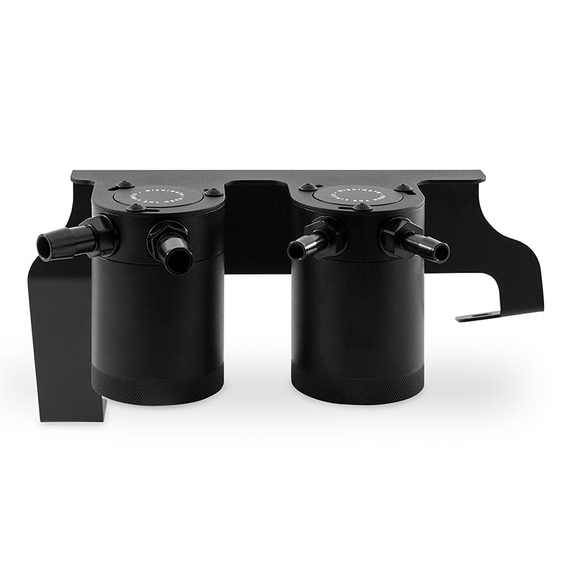 Mishimoto 2016+ Chevrolet Camaro 2.0T Baffled Oil Catch Can Kit - Black - MMBCC-CAM4-16SBE for 2016-2023 Chevrolet Camaro - a