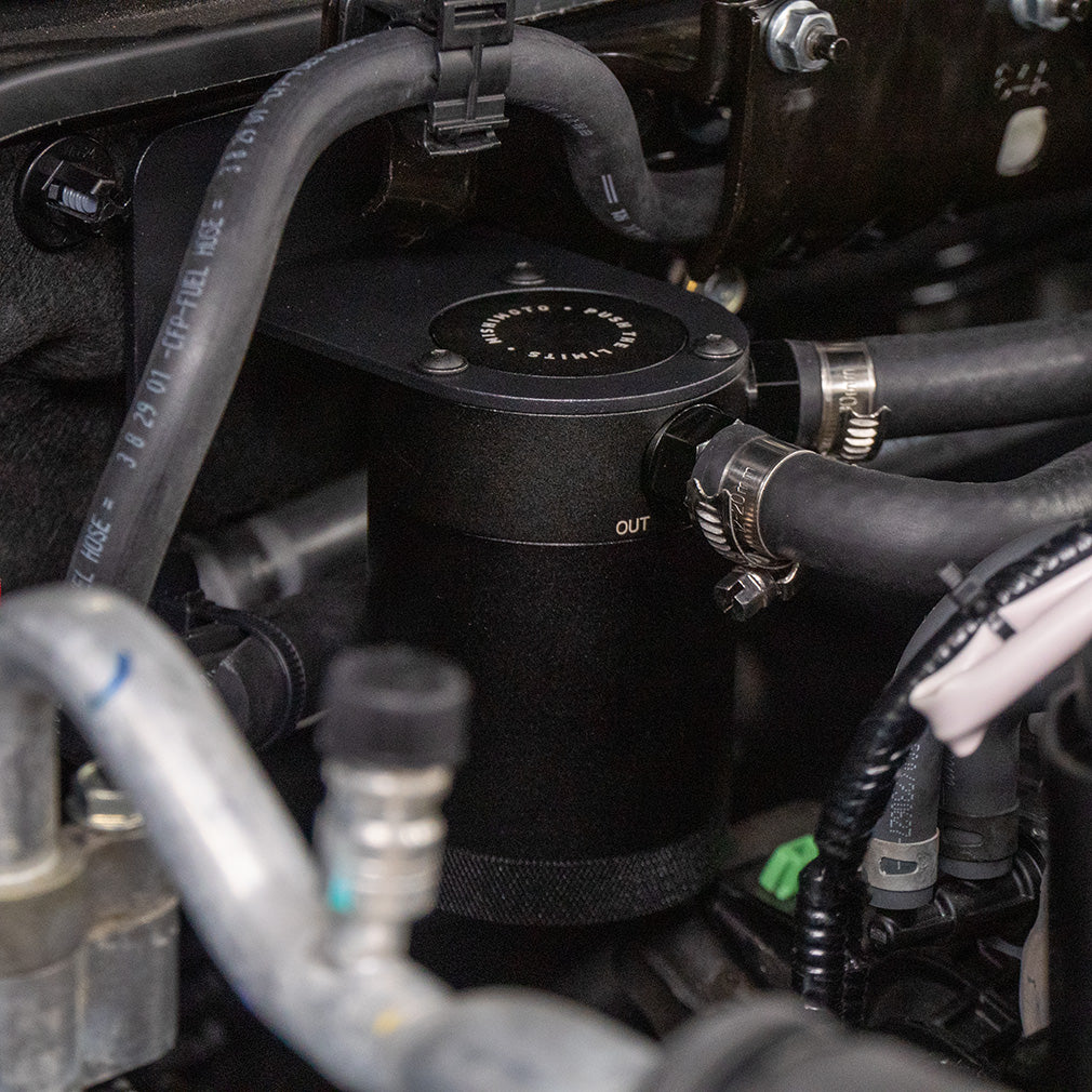 Mishimoto 2022+ Honda Civic 1.5T Baffled Oil Catch Can PCV Side - MMBCC-CIV-22P for 2022-2025 Honda Civic - package contents