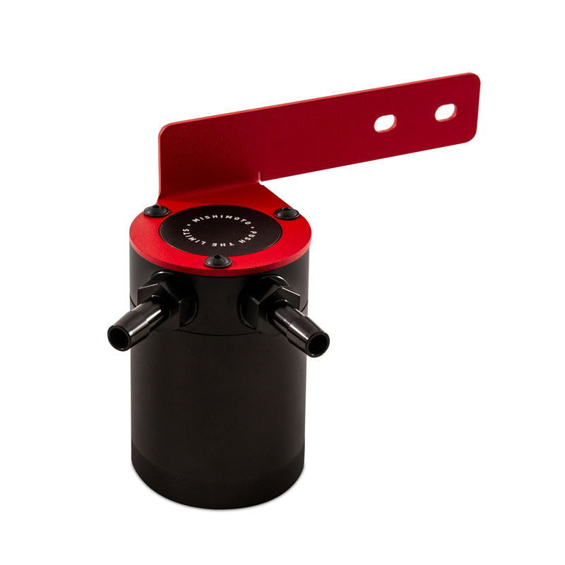 Mishimoto 2017+ Honda Civic Type R Baffled Oil Catch Can Kit - Red - MMBCC-CTR-17PBERD2 for 2017-2022 Honda Civic Type R - al