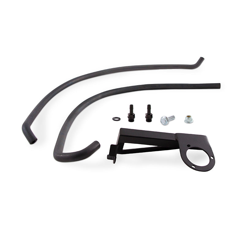 Mishimoto 2013+ Ford Focus ST Baffled Oil Catch Can Kit - Black - MMBCC-FOST-13PBE2 for 2013-2018 Ford Focus ST - close-up