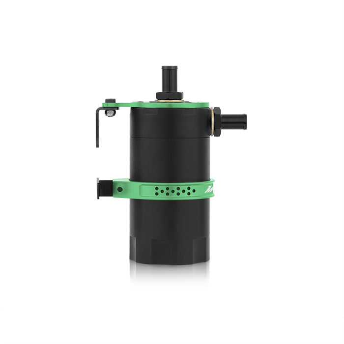Mishimoto Universal Baffled Oil Catch Can - Green - MMBCC-UNI-GN by Mishimoto - detail view