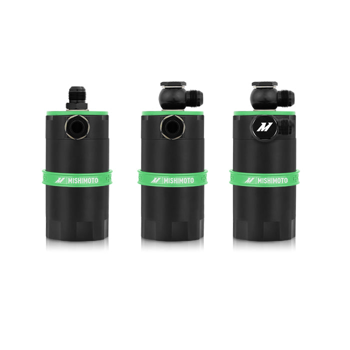 Mishimoto Universal Baffled Oil Catch Can - Green - MMBCC-UNI-GN by Mishimoto - alternate view