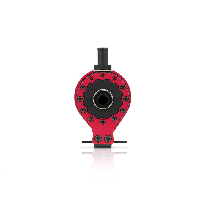 Mishimoto Universal Baffled Oil Catch Can - Red - MMBCC-UNI-RD by Mishimoto - installed view