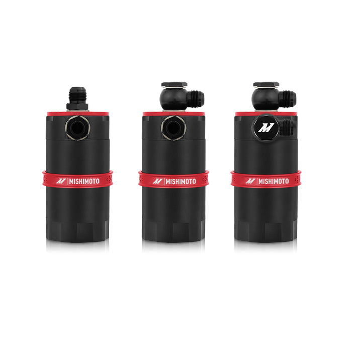 Mishimoto Universal Baffled Oil Catch Can - Red - MMBCC-UNI-RD by Mishimoto - alternate view