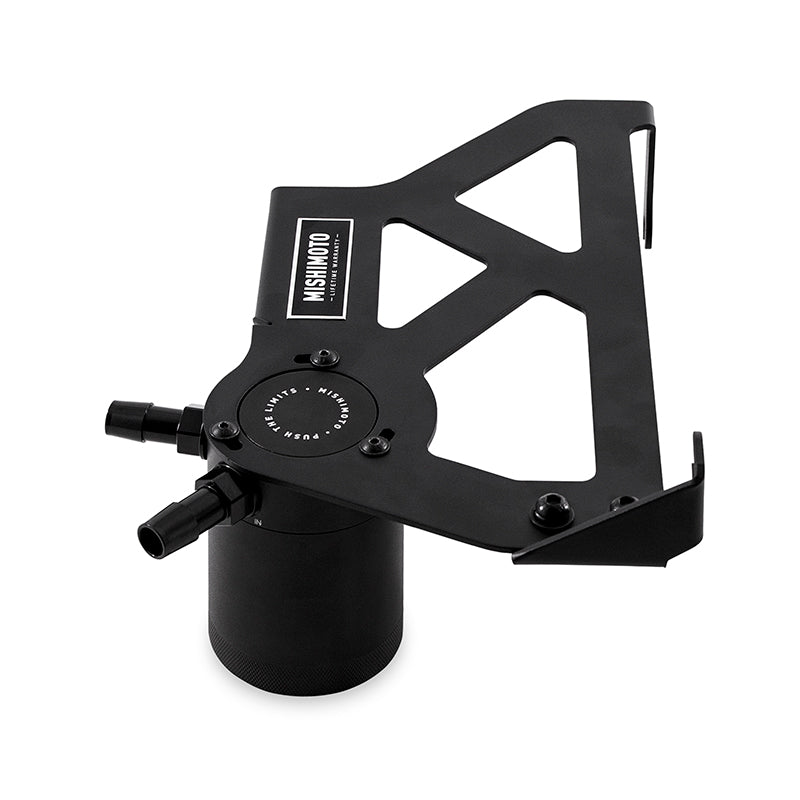 Mishimoto 12-18 Jeep Wrangler JK Baffled Oil Catch Can Kit - Black - MMBCC-WR6-12PBE2 for 2007-2018 Jeep Wrangler - installed