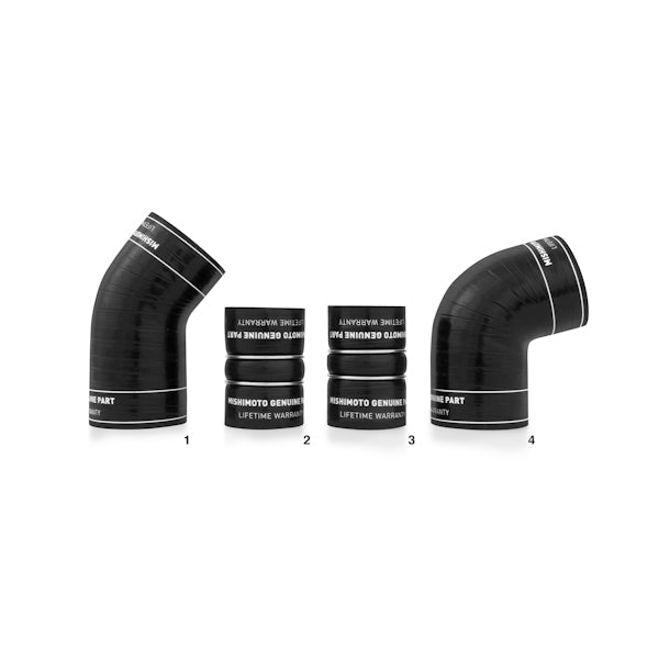 Mishimoto 04.5-05 Chevrolet 6.6L Duramax Boot Kit - MMBK-DMAX-04BK for 2004-2005 Chevrolet Silverado 2500 - close-up