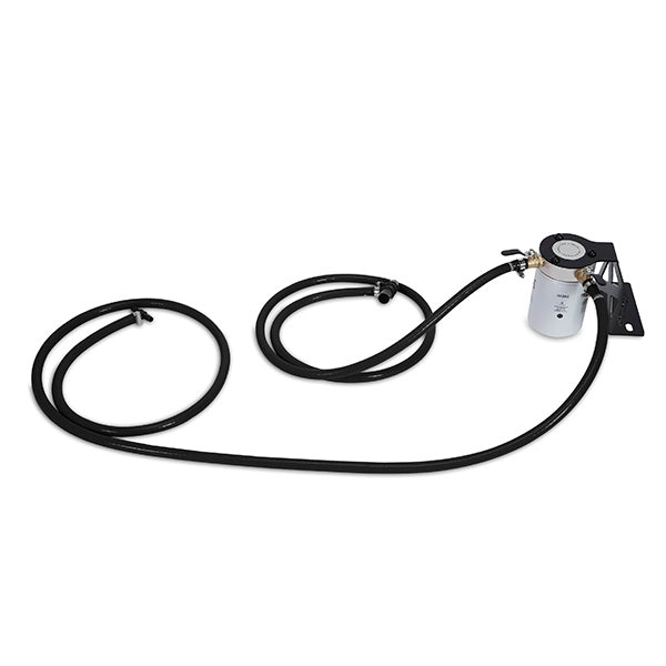 Mishimoto 08-10 Ford 6.4L Powerstroke Coolant Filtration Kit - Black - MMCFK-F2D-08BK for 2008-2010 Ford F 250 - angle view