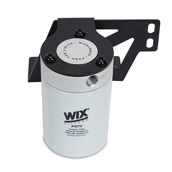Mishimoto 08-10 Ford 6.4L Powerstroke Coolant Filtration Kit - Red - MMCFK-F2D-08RD for 2008-2010 Ford F 250 - installed view
