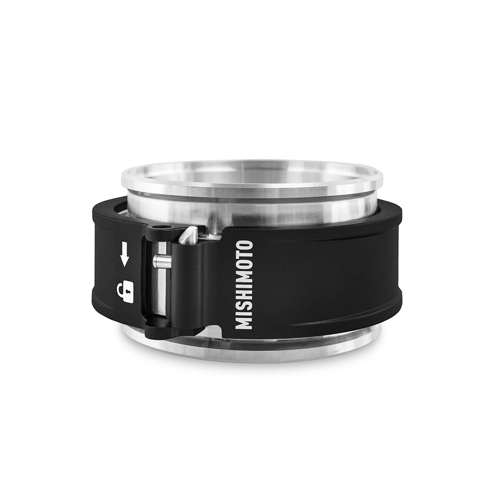 Mishimoto 3.0in Quick Release Clamp Assembly - Black - MMCLAMP-QD-30BK by Mishimoto - detail view
