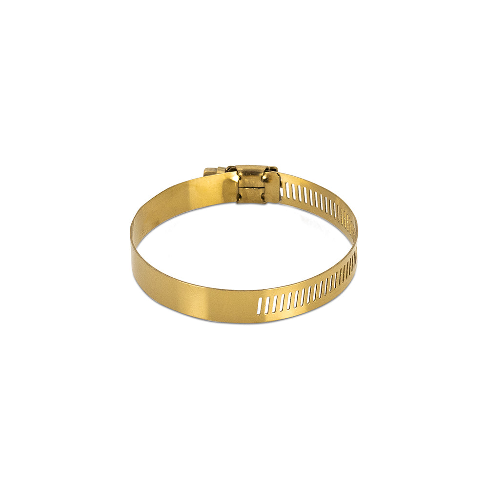 Mishimoto High-Torque Worm Gear Clamp 0.55in.-0.1.06in. (14mm-27mm) - Pack of 10 - Gold - MMCLAMP-WG-27HTGD by Mishimoto - an