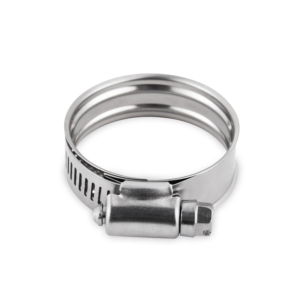 Mishimoto Sure Grip Worm Gear Clamp 39mm 10-Pack - MMCLAMP-WGP-39 by Mishimoto - angle view