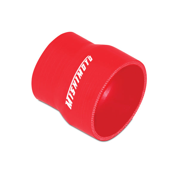 Mishimoto 2.5 to 3.0 Inch Red Transition Coupler - MMCP-2530RD by Mishimoto - angle view