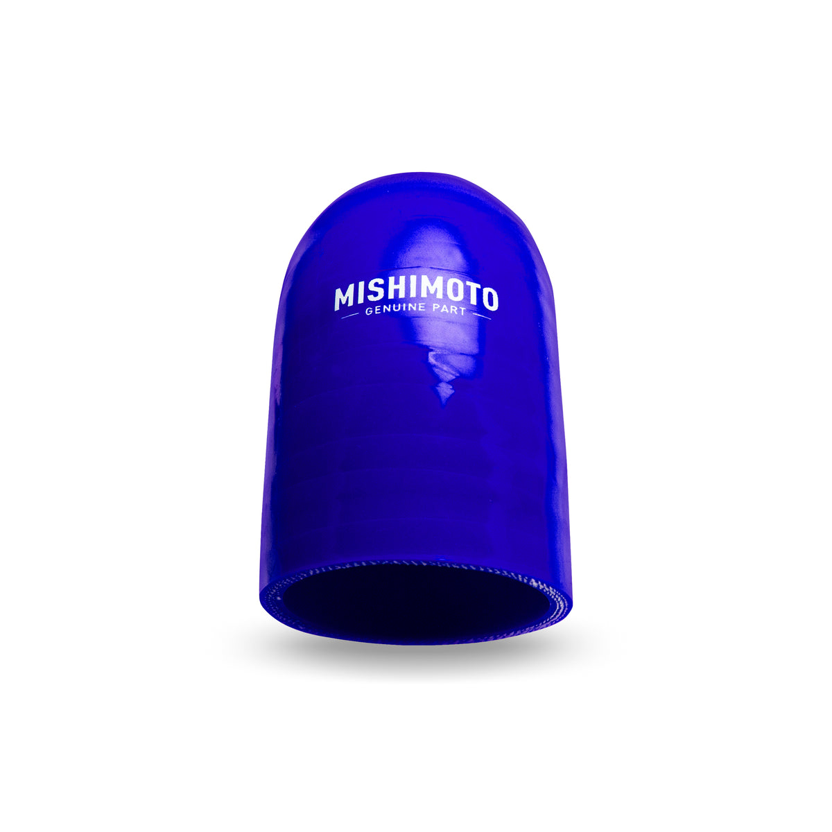 Mishimoto 2.5 Inch Blue 90 Degree Coupler - MMCP-2590BL by Mishimoto - angle view