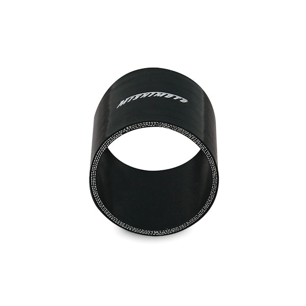 Mishimoto 2.5 Inch Black Straight Coupler - MMCP-25SBK by Mishimoto - angle view
