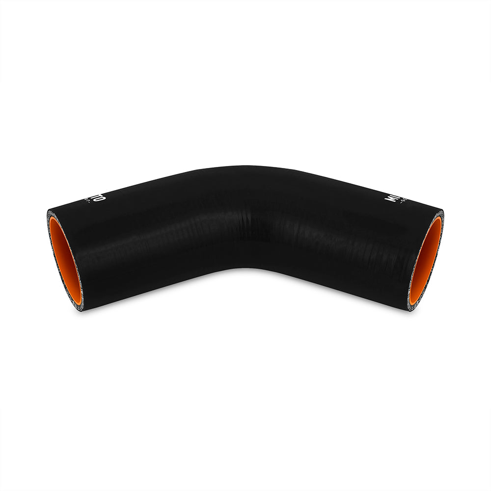 Mishimoto 3in. 45 Degree Silicone Coupler - Black - MMCP-3045BK