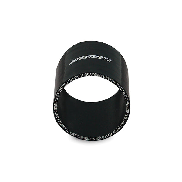Mishimoto 3.0 Inch Black Straight Coupler - MMCP-30SBK by Mishimoto - angle view
