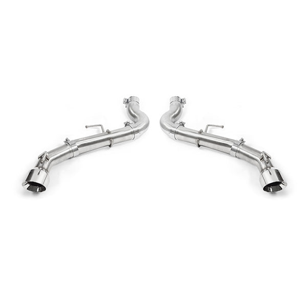 Mishimoto 2016+ Chevrolet Camaro 2.0T Dual-Tip Race Axle-Back Exhaust w/ Polished Tips - MMEXH-CAM4-16ADTRP for 2016-2024 Che