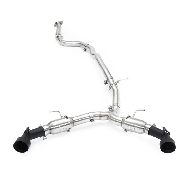 Mishimoto 2016+ Chevrolet Camaro 2.0T Dual Black Tip Cat-Back Exhaust - MMEXH-CAM4-16DTPBK for 2016-2023 Chevrolet Camaro - i