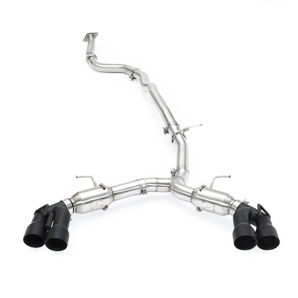 Mishimoto 2016+ Chevrolet Camaro 2.0T Quad Black Tip Cat-Back Exhaust - MMEXH-CAM4-16QTPBK for 2016-2023 Chevrolet Camaro - d