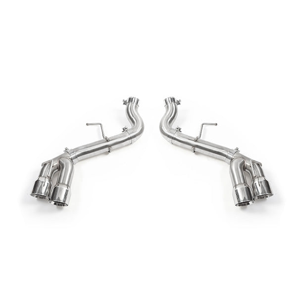 Mishimoto 2016+ Chevrolet Camaro Quad-Tip Race Axle-Back Exhaust w/ Polished Tips - MMEXH-CAM8-16AQTRP for 2016-2024 Chevrole