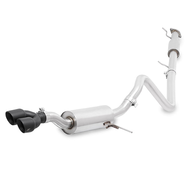 Mishimoto 14-18 Ford Fiesta ST 1.6L 2.5in Stainless Steel Resonated Cat-Back Exhaust w/ Black Tips - MMEXH-FIST-14RBK for 201