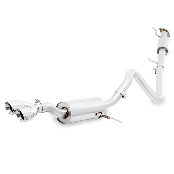 Mishimoto 14-18 Ford Fiesta ST 1.6L 2.5in Stainless Steel Resonated Cat-Back Exhaust w/ Polish Tips - MMEXH-FIST-14RP for 201
