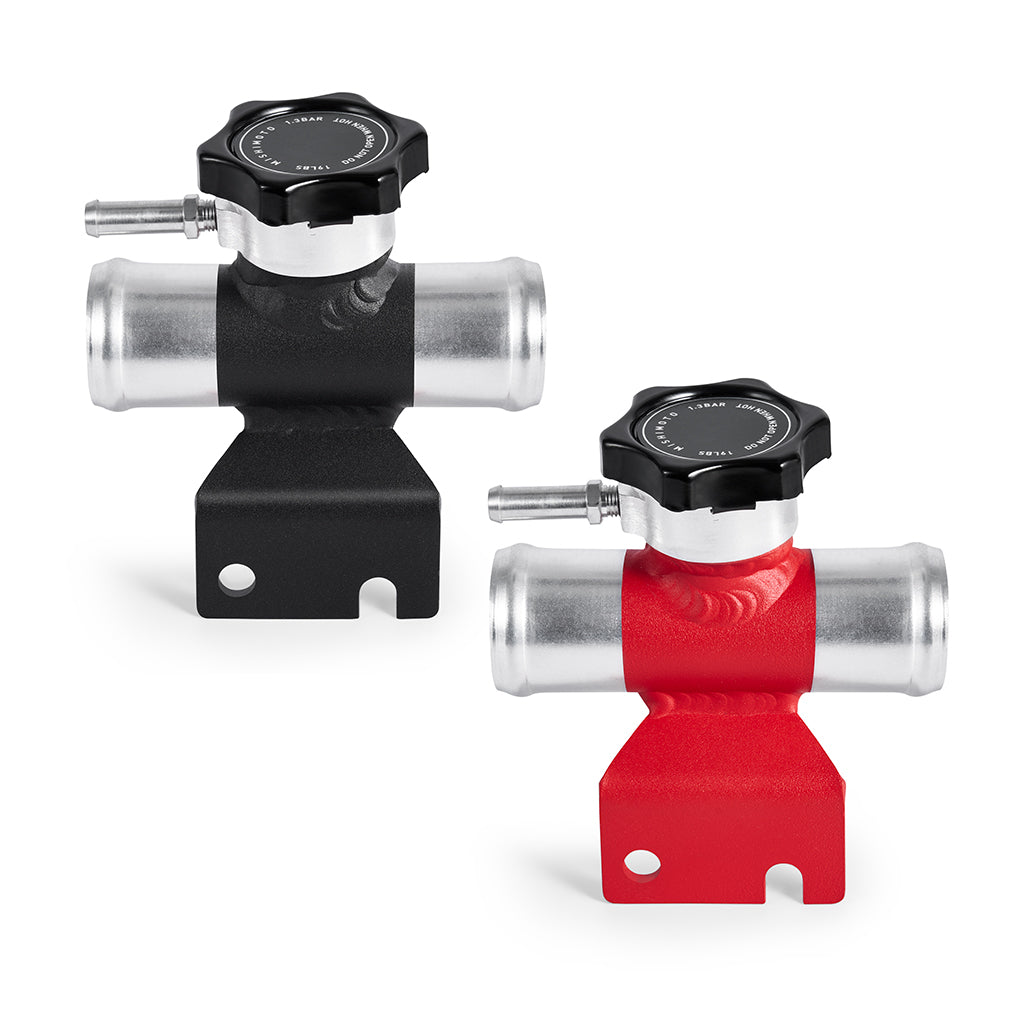 Mishimoto 08-15 Mitsubishi Lancer Evo X Coolant Fill Inlet - Red - MMFN-EVO-RD for 2008-2017 Mitsubishi Lancer - installed vi
