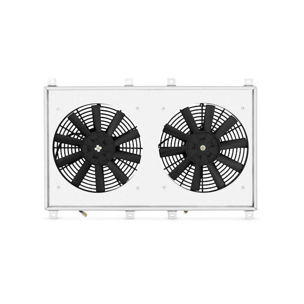 Mishimoto 92-00 Subaru GC8 WRX / 90-94 Legacy Turbo Aluminum Fan Shroud Kit - MMFS-B4-90 for 1990-1994 Subaru Legacy - angle 