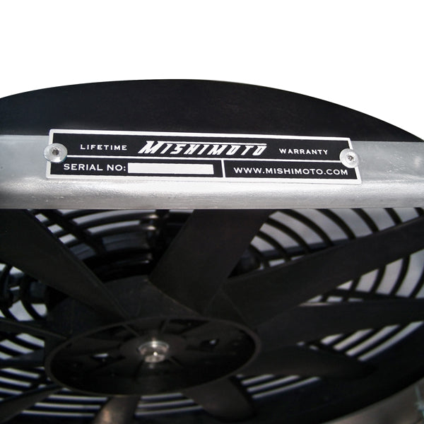 Mishimoto 01-07 Mitsubishi Lancer Evo Aluminum Fan Shroud Kit - MMFS-EVO-01 for 2003-2006 Mitsubishi Lancer - detail view